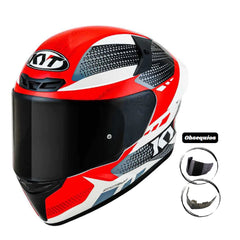 Casco KYT TT-Course Gear Black/Red