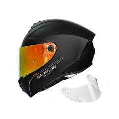 Casco Spartan Draken Solid A1S Visor Rojo Extra