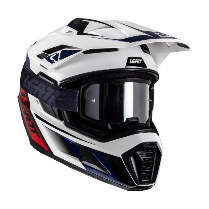 Casco Leatt ADV 8.5 V25 Kit Carbón & 4.5 Iris Goggles Royal